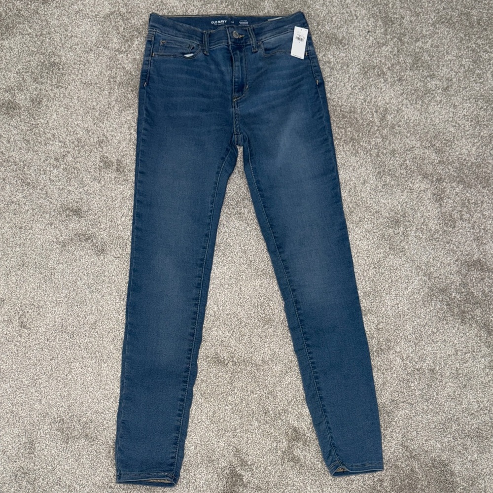 Nwt Old Navy Girls Dark Blue Skinny Jeans 14
